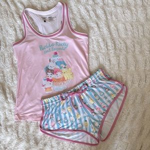 Hello Kitty and Friends Sanrio | 2 Piece Tank Top and Short Shorts Pajamas